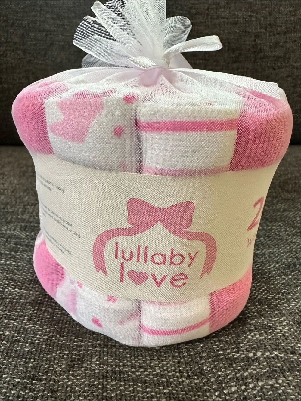 Pink Baby Washcloth Set - Soft Gentle Washcloths